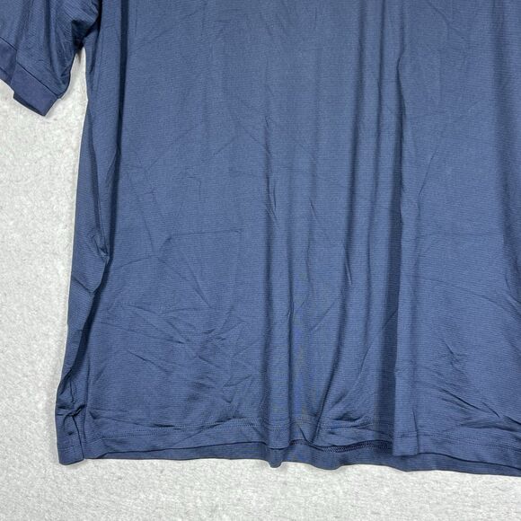 Adidas Florida Atlantic Owls Polo Shirt FAU Men’s Large Navy Blue Short Sleeve - Picture 4 of 11